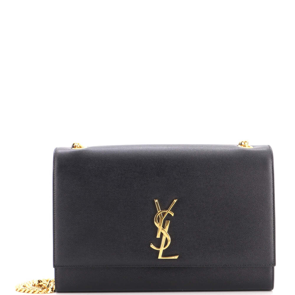 Saint Laurent Large Classic Monogram Crossbody Bag Grainy Leather